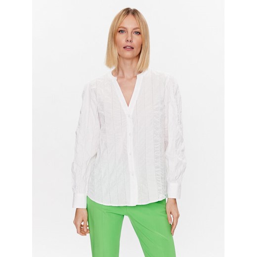 Tommy Hilfiger Koszula WW0WW38007 Biały Regular Fit ze sklepu MODIVO w kategorii Koszule damskie - zdjęcie 186450431
