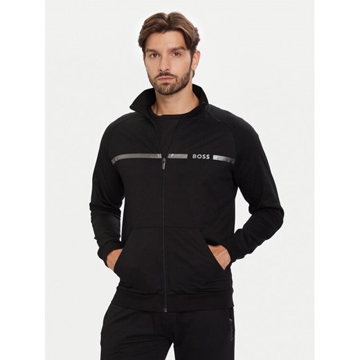 BOSS Bluza Authentic 50550561 Czarny Regular Fit ze sklepu MODIVO w kategorii Bluzy męskie - zdjęcie 186450481