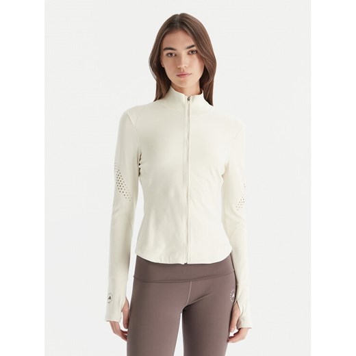 adidas by Stella McCartney Koszulka techniczna Training Midlayer JM1397 Beżowy Slim Fit ze sklepu MODIVO w kategorii Bluzki damskie - zdjęcie 186450513
