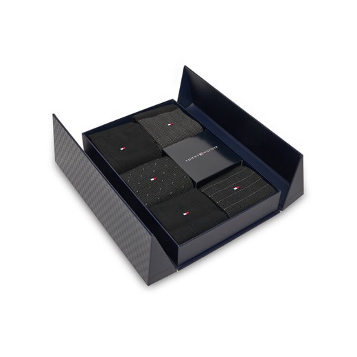 Tommy Hilfiger Skarpety długie 701235374 Czarny ze sklepu MODIVO w kategorii Skarpetki męskie - zdjęcie 186450551
