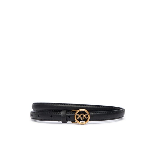 PINKO Pasek Damski Thin Belt H1 AI 25-26 PLT01 105481 A0F1 Czarny ze sklepu MODIVO w kategorii Paski damskie - zdjęcie 186450610