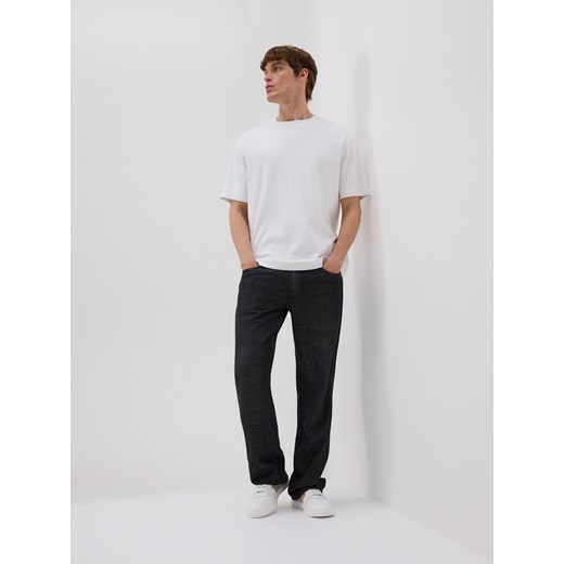 Reserved - Jeansy straight fit - czarny ze sklepu Reserved w kategorii Jeansy męskie - zdjęcie 186452241