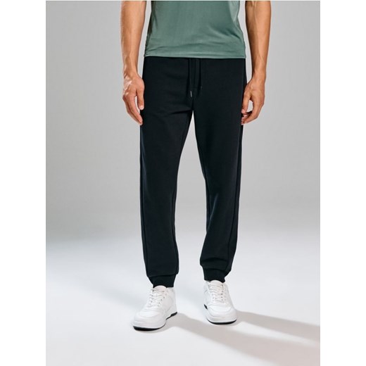 Sinsay - Spodnie regular fit - czarny ze sklepu Sinsay w kategorii Spodnie męskie - zdjęcie 186453600