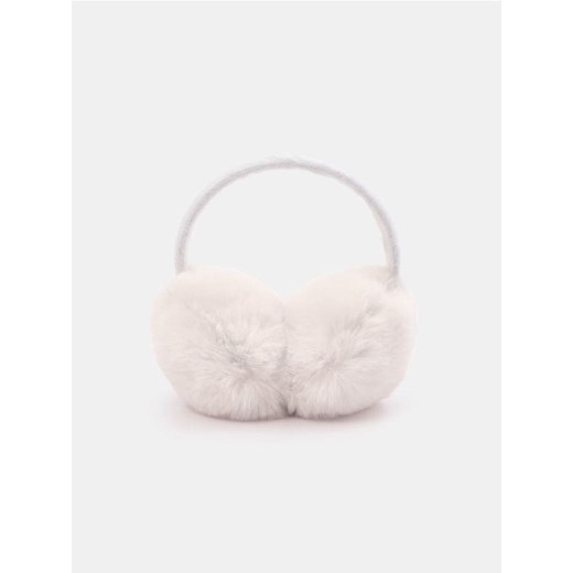 Sinsay - Nauszniki z futerkiem - kremowy ze sklepu Sinsay w kategorii Nauszniki damskie - zdjęcie 186453660