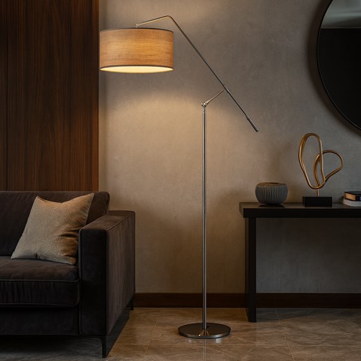 Eklektyczna lampa stojąca na wysięgniku ruchomym LIBERIA ECO - id: 10712 - marki Ciekot Partners Sp. Z O. O. - 186453723 Eklektyczna lampa stojąca na wysięgniku ruchomym LIBERIA ECO ze sklepu Lysne w kategorii Lampy podłogowe - zdjęcie 186453723