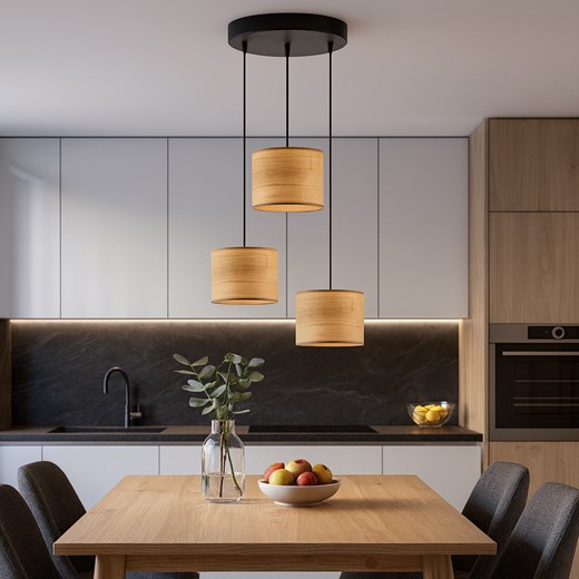 Żyrandol kaskadowy 3-płomienny wiszący PUEBLO ECO z regulacją długości przewodów - id: 6529 - marki Ciekot Partners Sp. Z O. O. - 186453803 Żyrandol kaskadowy 3-płomienny wiszący PUEBLO ECO z regulacją długości przewodów ze sklepu Lysne w kategorii Lampy wiszące - zdjęcie 186453803