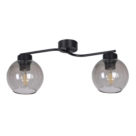 Dwupunktowa lampa sufitowa z dymionymi kloszami - A796-Ifitri ze sklepu Edinos.pl w kategorii Lampy sufitowe - zdjęcie 186454323