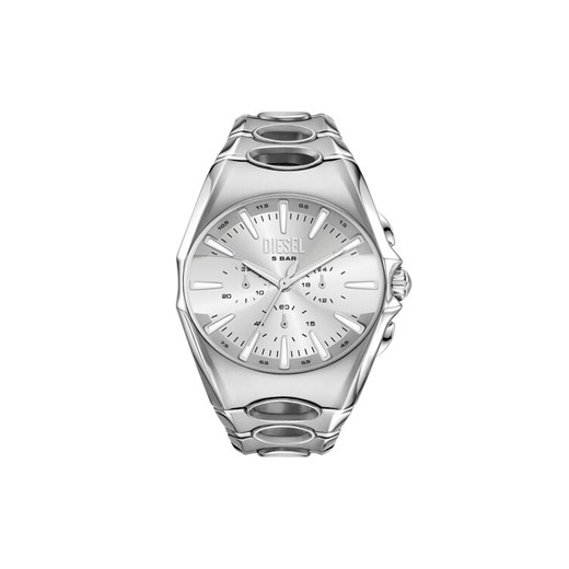 Zegarek Diesel D-Curve Chronograph DZ4694 Srebrny ze sklepu eobuwie.pl w kategorii Zegarki - zdjęcie 186456892
