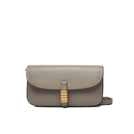 Torebka PINKO Saddle Flat AI 25-26 PCPL 105349 A1ZX Szary ze sklepu eobuwie.pl w kategorii Listonoszki - zdjęcie 186456922
