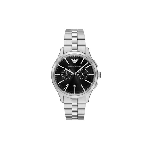 Zegarek Emporio Armani Dario AR11691 Srebrny ze sklepu eobuwie.pl w kategorii Zegarki - zdjęcie 186456931