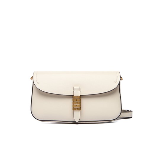 Torebka PINKO Saddle Flat AI 25-26 PCPL 105349 A1ZX Écru ze sklepu eobuwie.pl w kategorii Listonoszki - zdjęcie 186456950