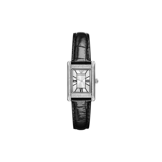 Zegarek Emporio Armani Genni AR11623 Czarny ze sklepu eobuwie.pl w kategorii Zegarki - zdjęcie 186457001