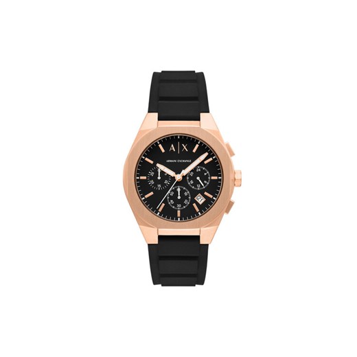 Zegarek Armani Exchange Sync AX4190 Czarny ze sklepu eobuwie.pl w kategorii Zegarki - zdjęcie 186457010