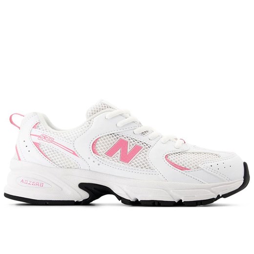 Buty młodzieżowe New Balance GR530CL - białe ze sklepu streetstyle24.pl w kategorii Buty sportowe damskie - zdjęcie 186458372