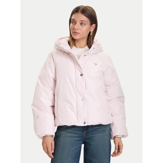 Guess Kurtka zimowa V5BL07 WGLW2 Różowy Relaxed Fit ze sklepu MODIVO w kategorii Kurtki damskie - zdjęcie 186460703