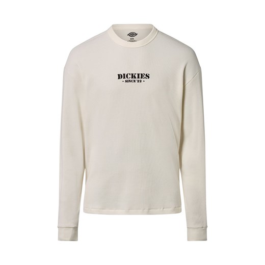 Dickies Męska koszula z długim rękawem Mężczyźni Bawełna écru jednolity ze sklepu vangraaf w kategorii T-shirty męskie - zdjęcie 186461080