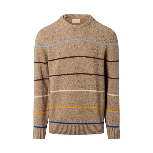 Gant Męski sweter z dzianiny Mężczyźni melanżowy marmurkowy ze sklepu vangraaf w kategorii Swetry męskie - zdjęcie 186461081