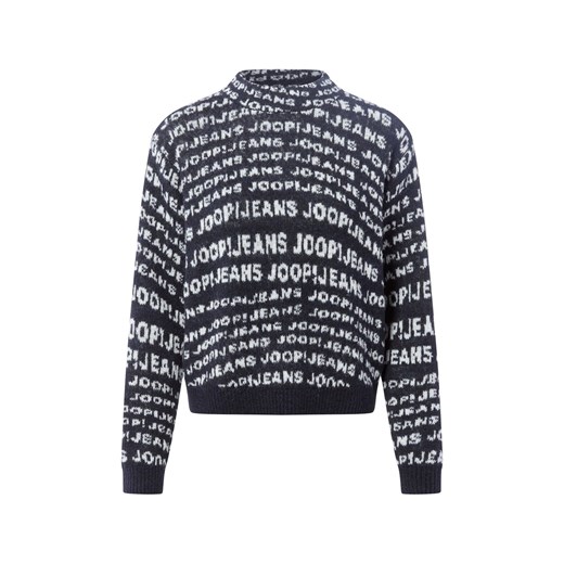 Joop Jeans Damski sweter z dzianiny - Kalissa Kobiety granatowy wzorzysty ze sklepu vangraaf w kategorii Swetry damskie - zdjęcie 186461083