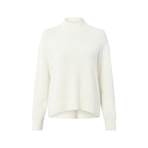 Marc O'Polo Denim Sweter damski z dzianiny wykonany z wełny dziewiczej Kobiety écru jednolity ze sklepu vangraaf w kategorii Swetry damskie - zdjęcie 186461084