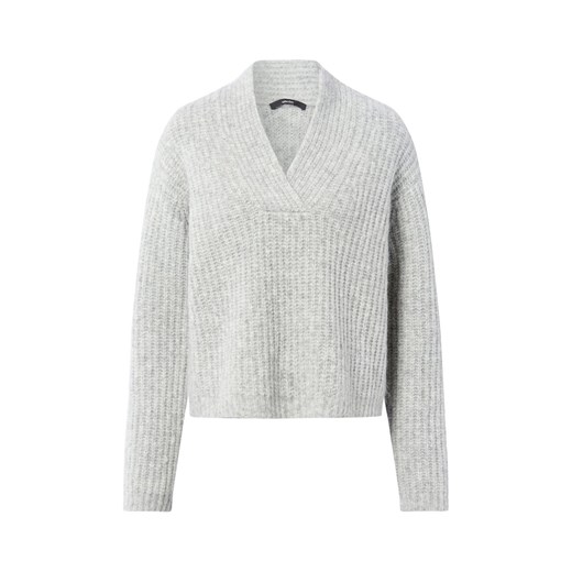 Someday Damski sweter z dzianiny z moherem - Talyna Kobiety jasny szary marmurkowy ze sklepu vangraaf w kategorii Swetry damskie - zdjęcie 186461122
