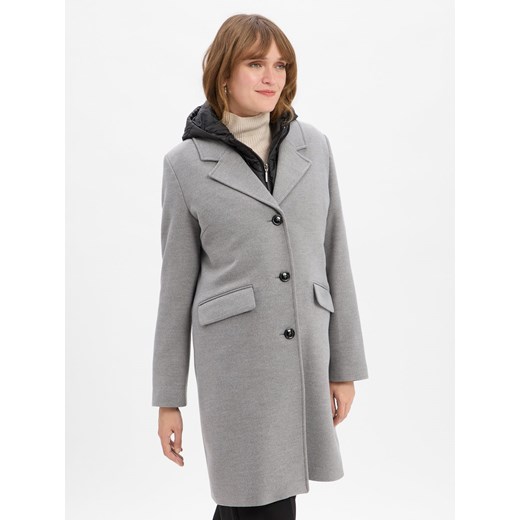 More & More Płaszcz damski Kobiety jasny szary jednolity ze sklepu vangraaf w kategorii Płaszcze damskie - zdjęcie 186461170
