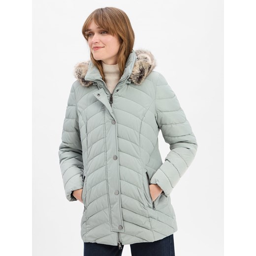 Franco Callegari Damska kurtka pikowana Kobiety seledynowy jednolity ze sklepu vangraaf w kategorii Kurtki damskie - zdjęcie 186461172