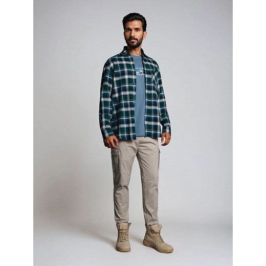 Sinsay - Koszulka z nadrukiem - szary Sinsay 2XL Sinsay