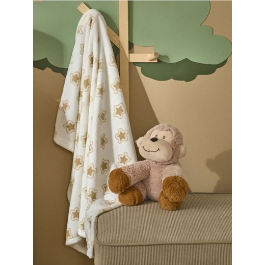 Sinsay - Koc z przytulanką małpką - beżowy ze sklepu Sinsay w kategorii Zabawki - zdjęcie 186464052