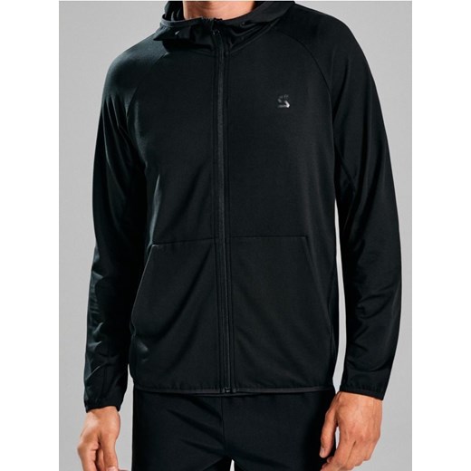 Sinsay - Bluza sportowa z kapturem - czarny ze sklepu Sinsay w kategorii Bluzy męskie - zdjęcie 186464243