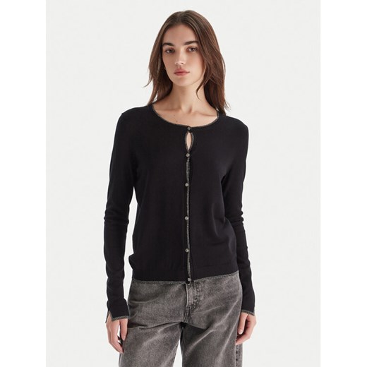 Liu Jo Kardigan MF5225 MS49I Czarny Regular Fit ze sklepu MODIVO w kategorii Swetry damskie - zdjęcie 186464271