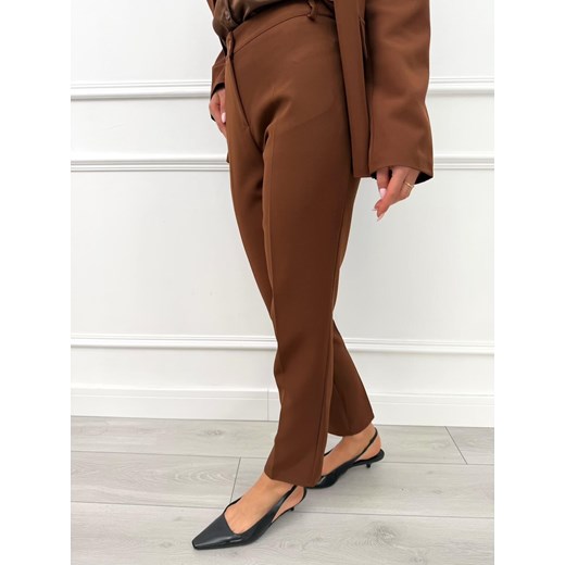 Brązowe Cygaretki Damskie Modnakiecka.pl 36 ModnaKiecka.pl