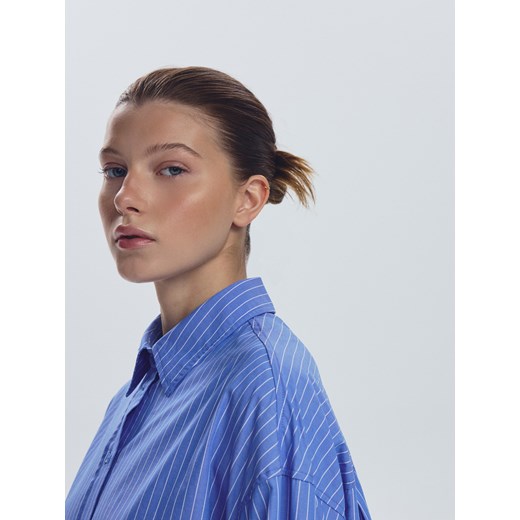 Reserved - Koszula w paski - niebieski Reserved L Reserved