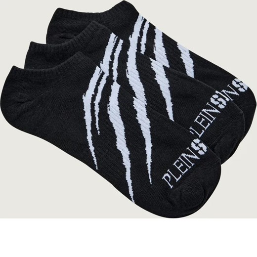 Plein Sport Skarpety/stopki 3 pack Scratch - id: PS255M000006102 - marki Plein Sport - 186466654 Plein Sport Skarpety/stopki 3 pack Scratch ze sklepu Gomez Fashion Store w kategorii Skarpetki męskie - zdjęcie 186466654