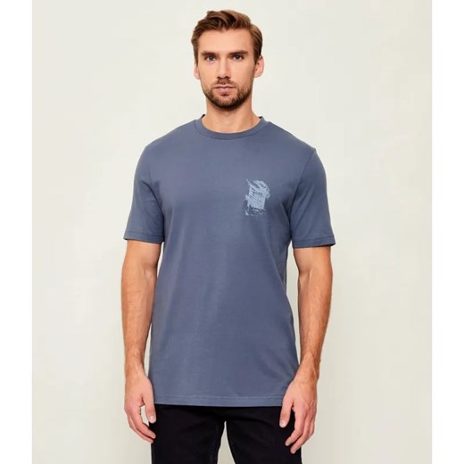 BOSS ORANGE T-shirt Te_structure | Regular Fit ze sklepu Gomez Fashion Store w kategorii T-shirty męskie - zdjęcie 186466662