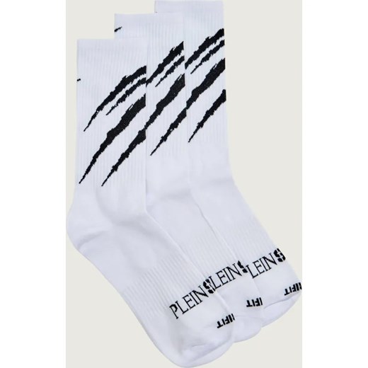 Plein Sport Skarpety 3-pack Scratch - id: PS255M000011101 - marki Plein Sport - 186466673 Plein Sport Skarpety 3-pack Scratch ze sklepu Gomez Fashion Store w kategorii Skarpetki męskie - zdjęcie 186466673