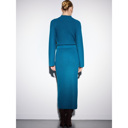 Mohito - Swetrowa spódnica midi - zielony Mohito XL Mohito