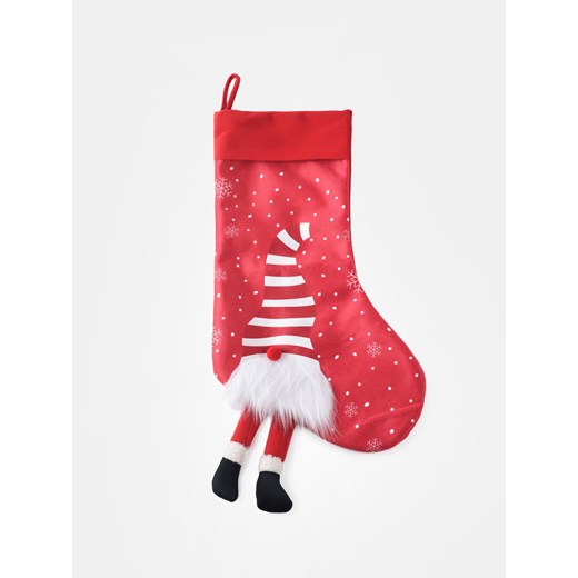 Sinsay - Dekoracyjna skarpeta świąteczna - wielobarwny Sinsay One Size Sinsay