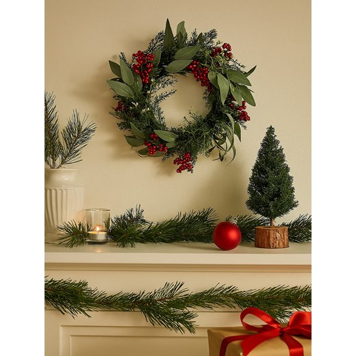 Sinsay - Świąteczny wieniec dekoracyjny - wielobarwny Sinsay One Size Sinsay