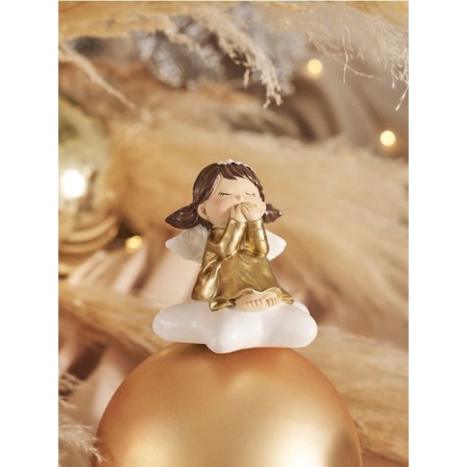 Sinsay - Dekoracja świąteczna w kształcie aniołka - złoty Sinsay One Size Sinsay