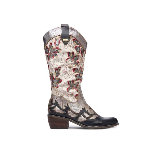 Kowbojki Laura Vita Ercwinao 19 Kolorowy ze sklepu eobuwie.pl w kategorii Kozaki damskie - zdjęcie 186472261