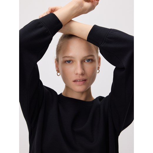 Reserved - Bluza z modalem - czarny ze sklepu Reserved w kategorii Bluzy damskie - zdjęcie 186473863