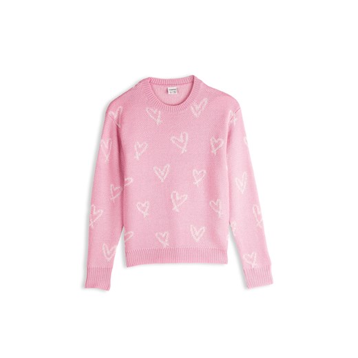 GATE Sweter w serca 8Y ze sklepu gateshop w kategorii Swetry dziewczęce - zdjęcie 186474864