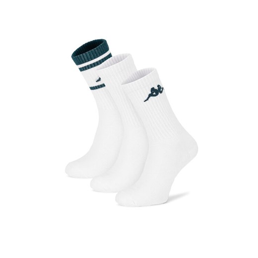 Kappa Skarpety długie KR_SUPERT_SS25 (3-PACK) Biały ze sklepu MODIVO w kategorii Skarpetki damskie - zdjęcie 186475000
