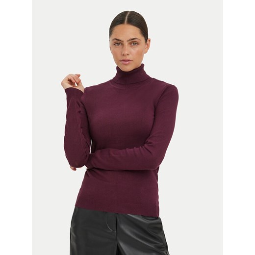Vero Moda Golf Glory 10231630 Fioletowy Regular Fit ze sklepu MODIVO w kategorii Swetry damskie - zdjęcie 186475022