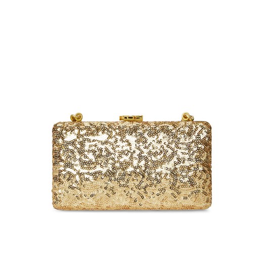 LAUREN RALPH LAUREN Torebka Sequined Small Franki 431980356002 Złoty ze sklepu MODIVO w kategorii Kopertówki - zdjęcie 186475023