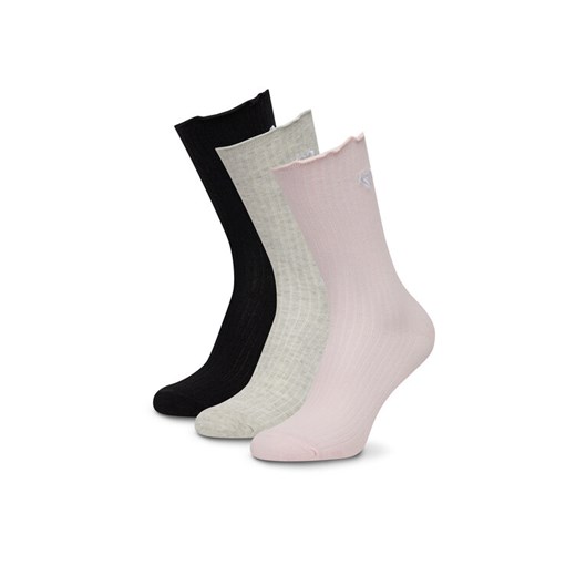 Roxy Skarpety długie AS_ROXY_01W_SS25 (3-PACK) Różowy ze sklepu MODIVO w kategorii Skarpetki damskie - zdjęcie 186475112