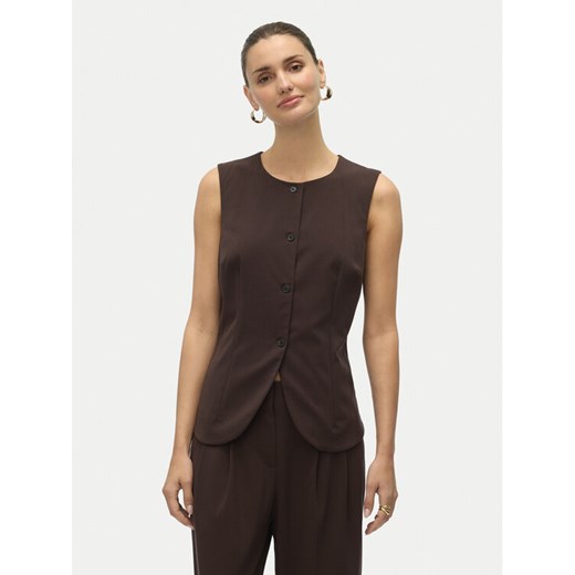 Vero Moda Kamizelka Sigga 10336320 Brązowy Regular Fit ze sklepu MODIVO w kategorii Kamizelki damskie - zdjęcie 186475144