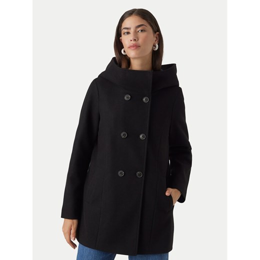 Vero Moda Płaszcz przejściowy Fortuneshila 10291044 Czarny Regular Fit ze sklepu MODIVO w kategorii Płaszcze damskie - zdjęcie 186475182