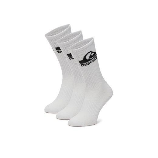 Quiksilver Skarpety długie AS_QUIKSILVER_101W_SS25 (3-PACK) Biały ze sklepu MODIVO w kategorii Skarpetki męskie - zdjęcie 186475204