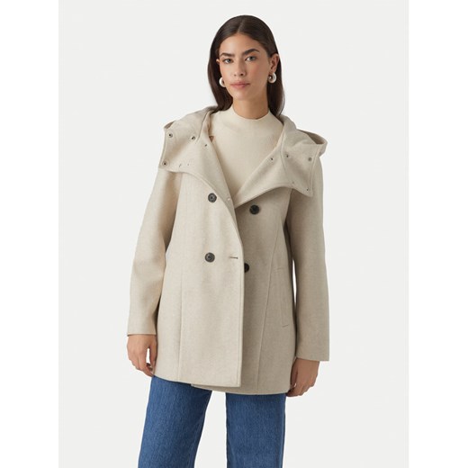 Vero Moda Płaszcz przejściowy Fortuneshila 10291044 Beżowy Regular Fit ze sklepu MODIVO w kategorii Płaszcze damskie - zdjęcie 186475252